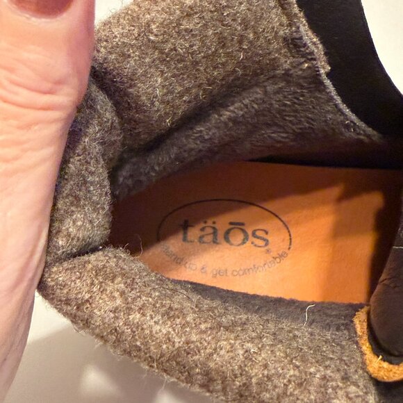 TAOS Women’s “Cutie” Brown Leather Lace-Up Zip-Up Ankle Boots (Size 7-7.5) - Picture 10 of 14